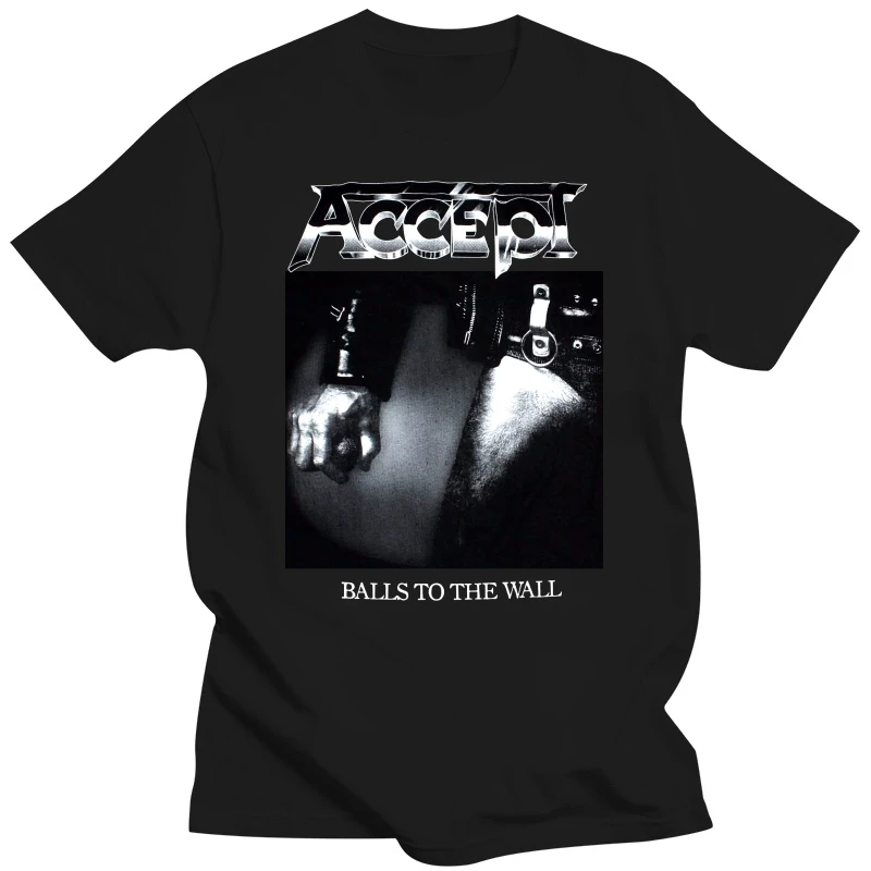Accetta Palline Al Muro Udo Heavy Metal Band U.D.O. Dio Sassone Nuova Maglietta Nera