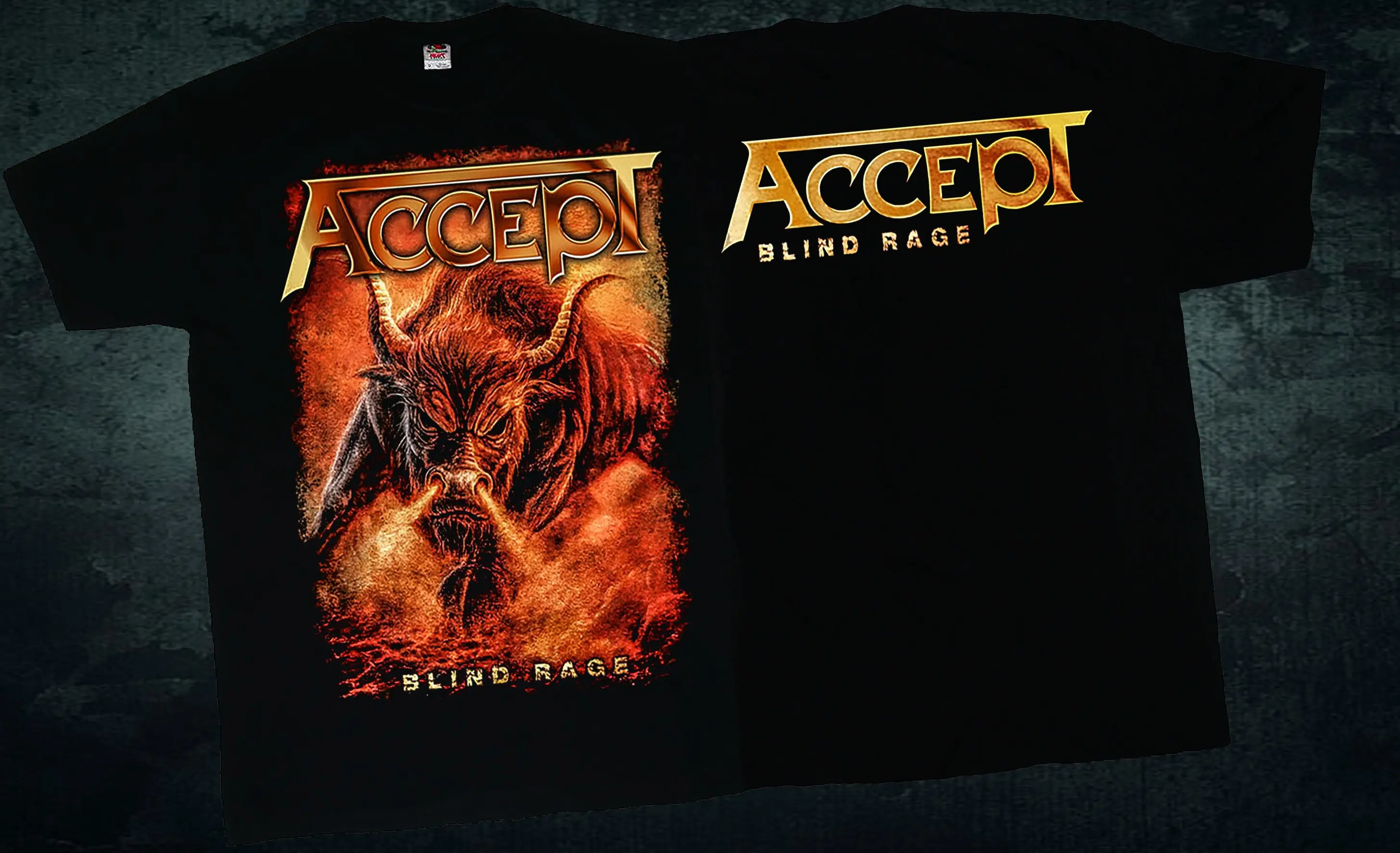 La Nuova T-Shirt Stampata D T G Accetta La Taglia Cieca Della Rage