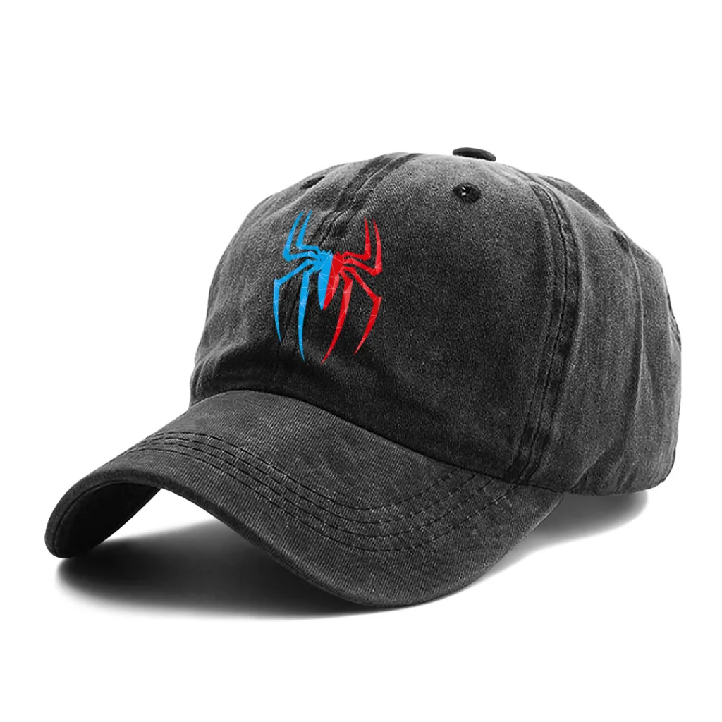Berretto Da Baseball Da Uomo Lavato Split Spidey Trucker Snapback Caps Papà Cappello Spider Golf Hats