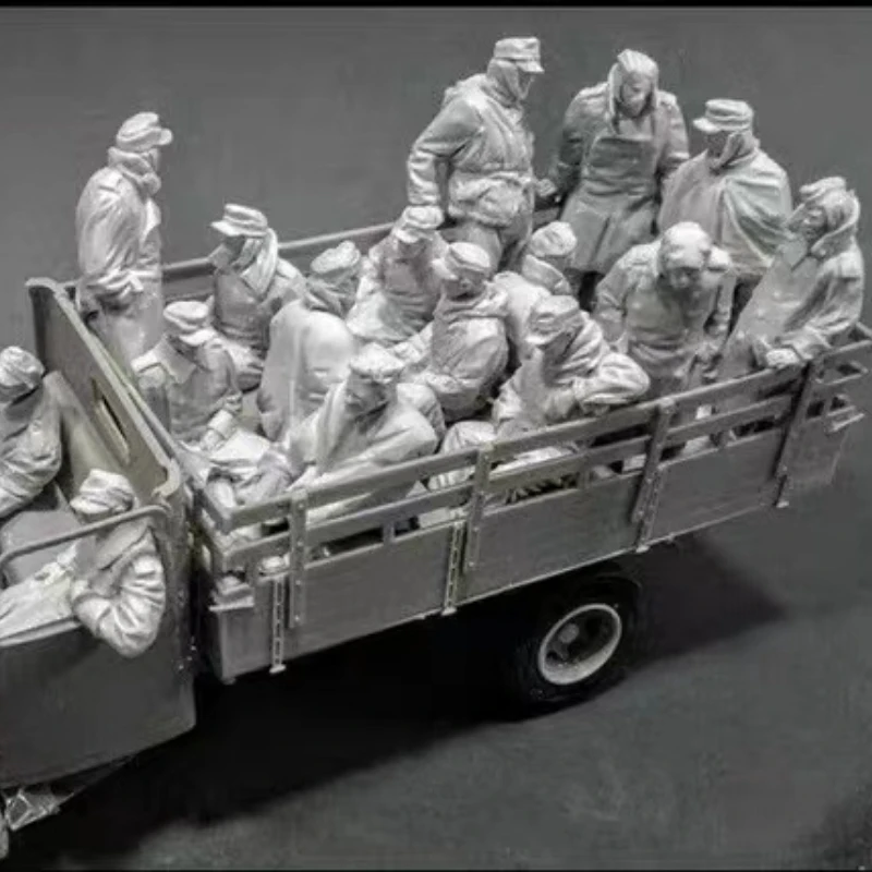 1/35 Resin Figure Model Kit Collection Kit Toys Soldatini Catturati 16 Figuren Spedizione Gratuita Giocattoli Fai Da Te (Senza Camion)