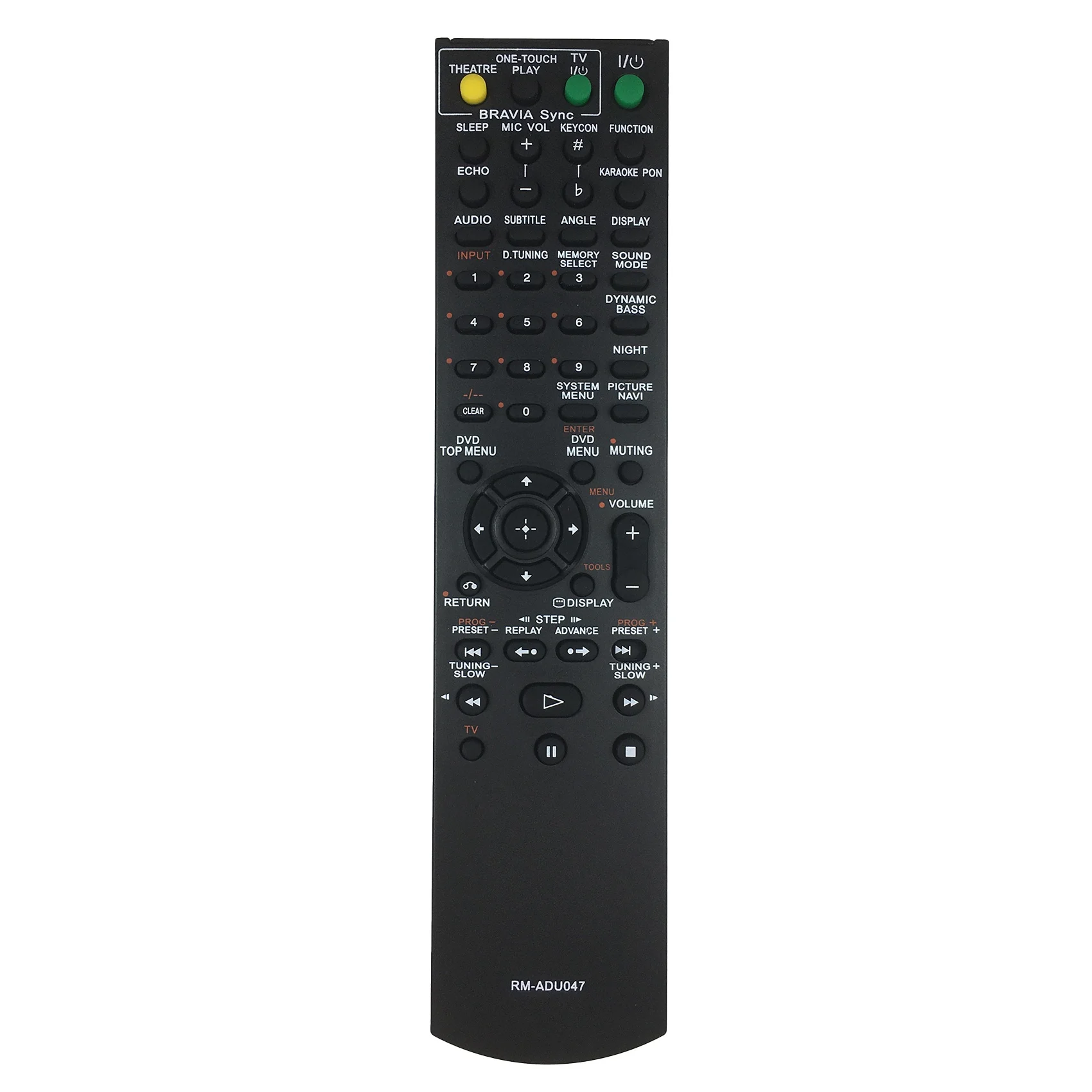 Rm-Adu047 Telecomando Per Sony Dav-Hdx475 Dav-Hdx576W Dav-Dz280 Hcd-Dz750 Str-Ksl700 Telecomando Amplificatore Av
