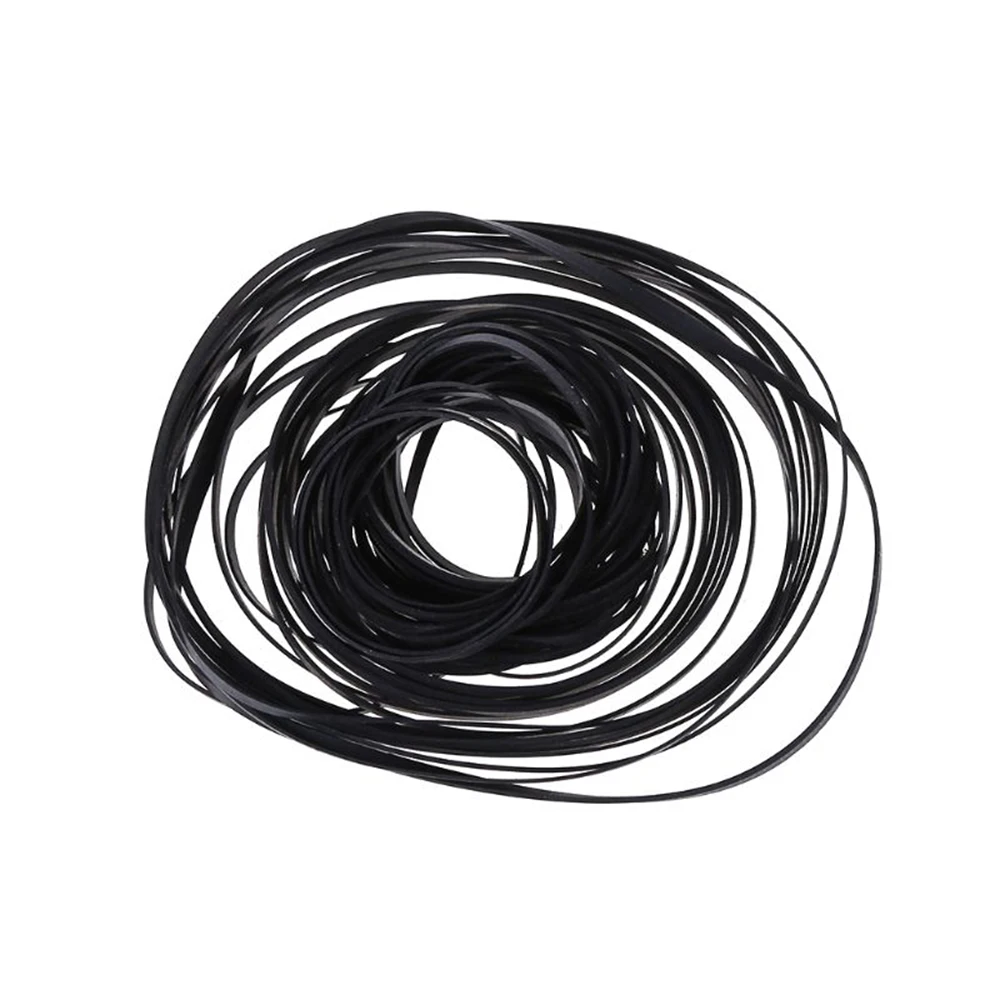 Flat Mix Rubber 40-135Mm Drives Belts Tape Machine Bands Tape Recorder Belt Cassette Tape Machine Belt