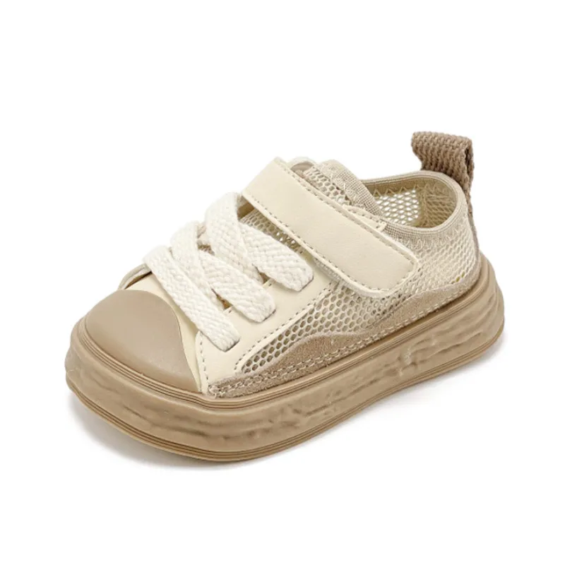 New Summer Baby First Walkers Mesh Traspirante Toddler Boys Shoes Soft Sole Outdoor Tennis Fashion Little Kids Flats Eu15-25