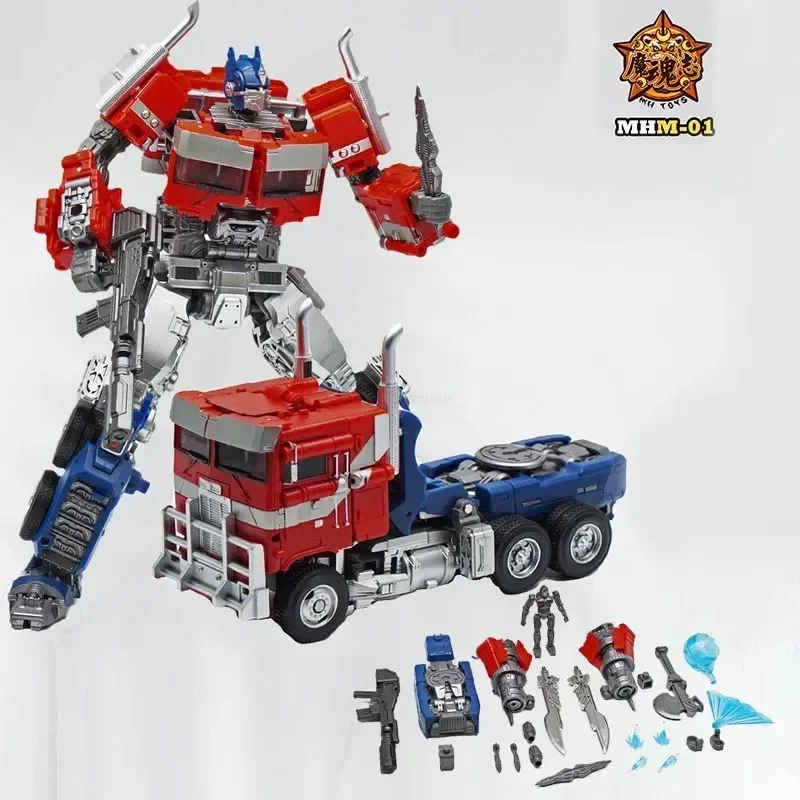 In Magazzino Mhz Toys Optimus Prime Collector Edition Transformation Mhm-01 Mhm01 Supreme Op Commander Ko Ss Action Figure