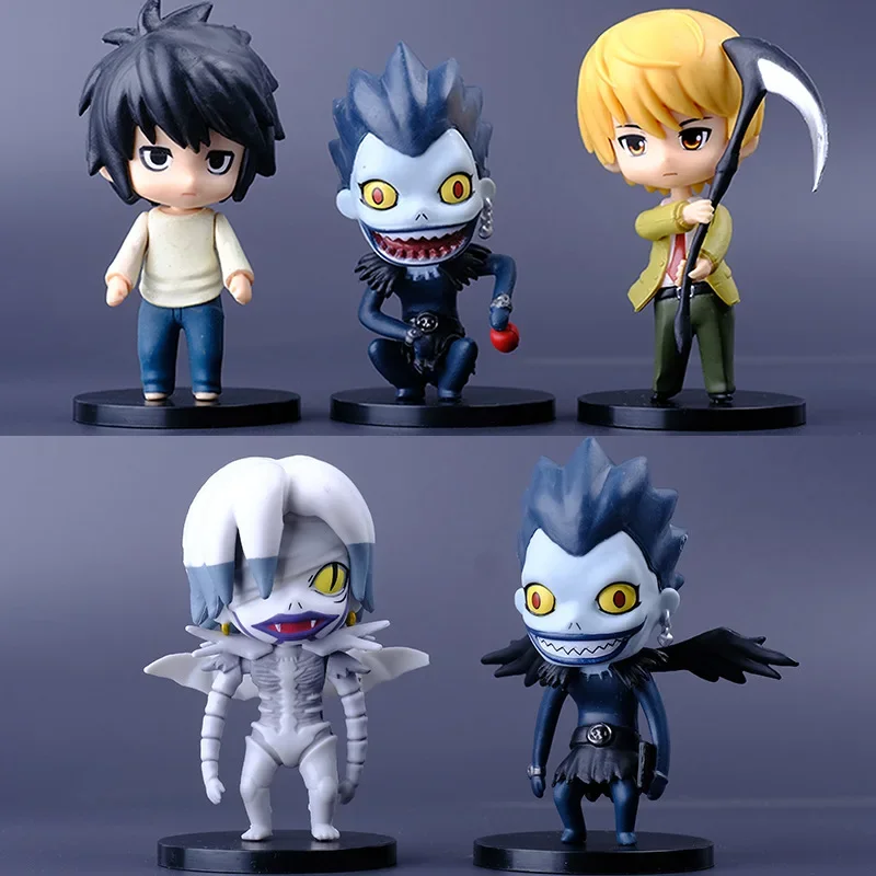 10Cm Death Note Anime Figure 1200 # L Lawliet 1160 # Yagami Light Action Figure Death Note L Ryuuku Ryuk Figurine Casuale 1 Pz