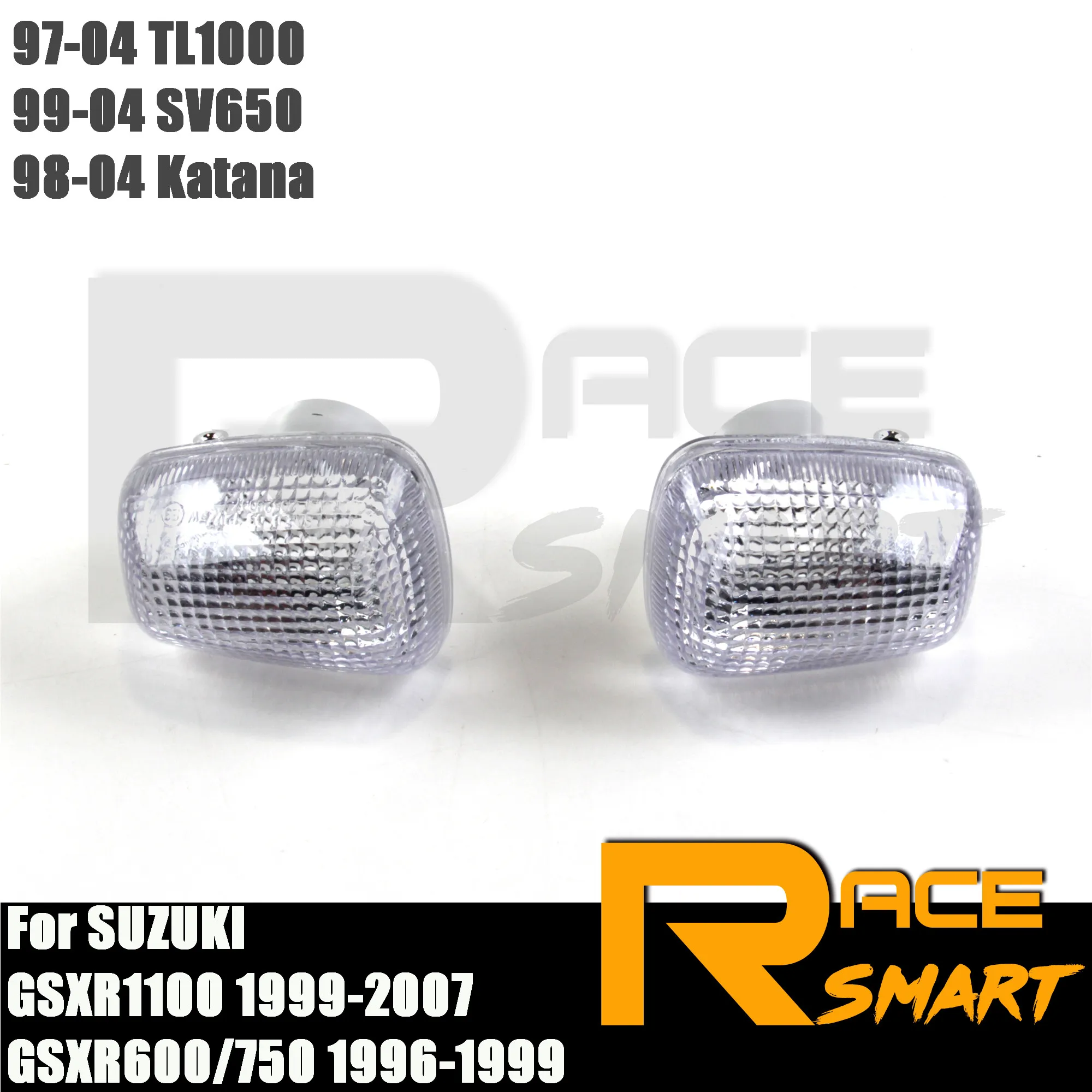 Per Suzuki Tl1000 1997-2004 Moto Anteriore Posteriore Indicatore Di Direzione Lente Copertura Caso Sv650 99-04 Sv-650 / Katana 1998-2004 1999