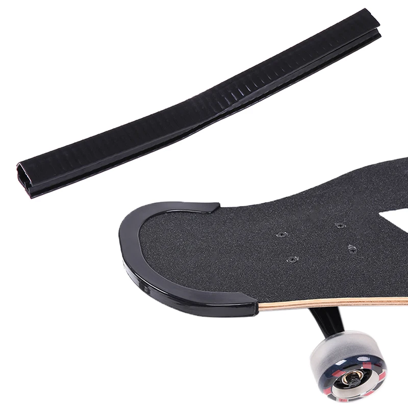 Skateboard Deck Guards Protector U Channel Design Longboard Rubber Strip Bump Longboard Dance Board Crash Rubber Strip