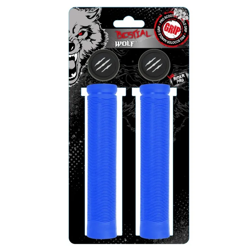 Coppia Maniche Bestial Wolf Rs81, Speciali Per Scooter Pro. Il Gommato È Morbido Al Tatto. Nuova Dimensione 155Mm.