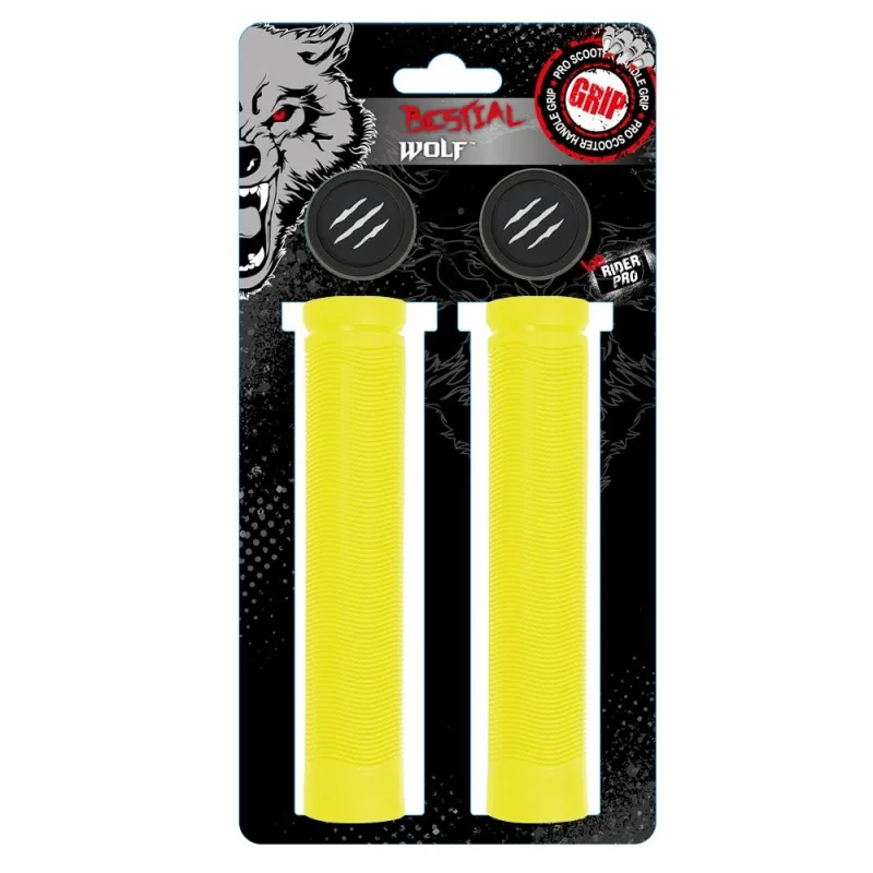 Coppia Maniche Bestial Wolf Rs81, Speciale Per Scooter Pro. Il Gommato È Morbido Al Tatto. Nuova Dimensione 155Mm.