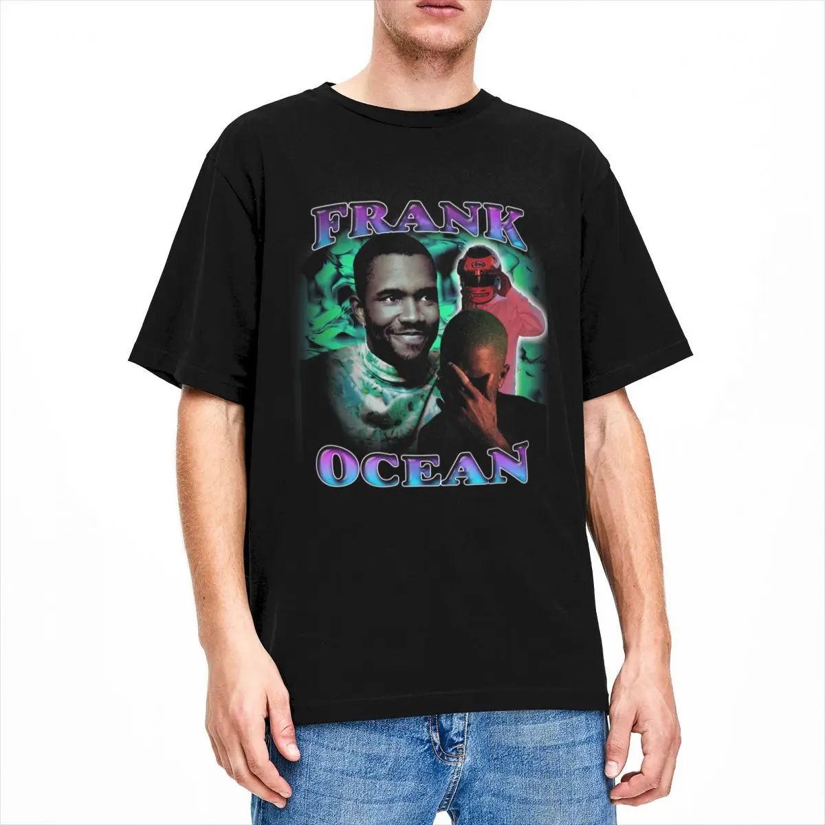 Frank O-Ocean Bootleg Vintage Merch Shirt Per Uomo Donna Endless Boys Non Cry Novità 100% Cotone T Shirt