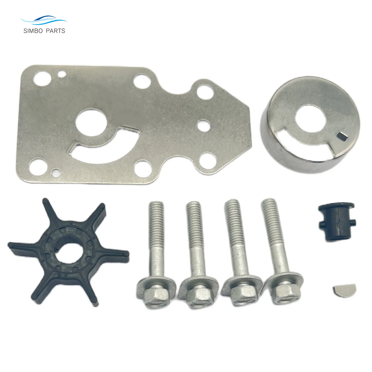 Muslimwater Pump Kit Di Riparazione Per Yamaha Fuoribordo 2 Tempi 9.9Hp 15Hp 4 Tempi 9.9 15 20 Hp Motor Muslimah