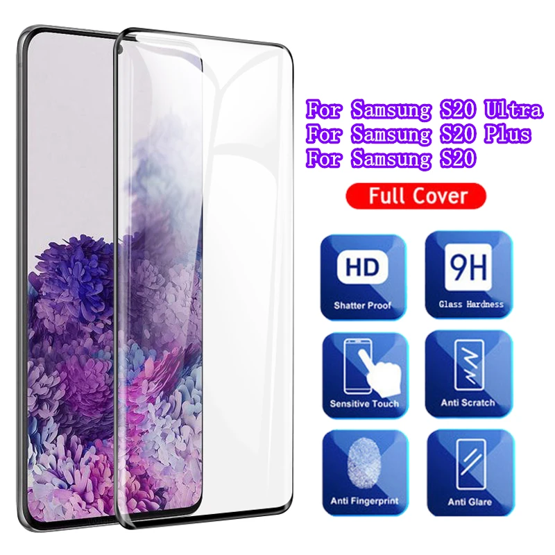 Per Samsung Galaxy S20 Ultra Vetro Temperato Vetro Per Samsung S20 Ultra Copertura Completa Dello Schermo Protetor Per Samsung Galaxy S20 Ultra