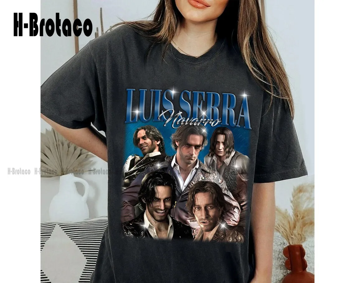 T-Shirt Luis Serra Navarro, Vintage, Luis Serra Navarro Merch, Tees, Camicia Luis Serra Navarro