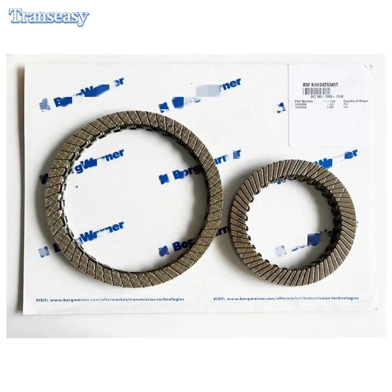 Dl501 0B5 7Speed Transmission Clutch Friction Plate Kit For Volkswagen Audi A4 A5 A6 A7 Q5 2008 -Up Made In Borgwarner