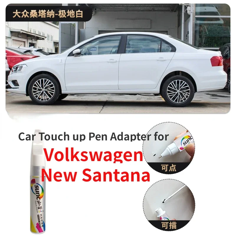 Adattatore Per Penna Touch Up Per Auto Per Volkswagen New Santana Paint Fixer Ping An White Polar White Jetta Forniture Per Auto Graffi Di Vernice Per