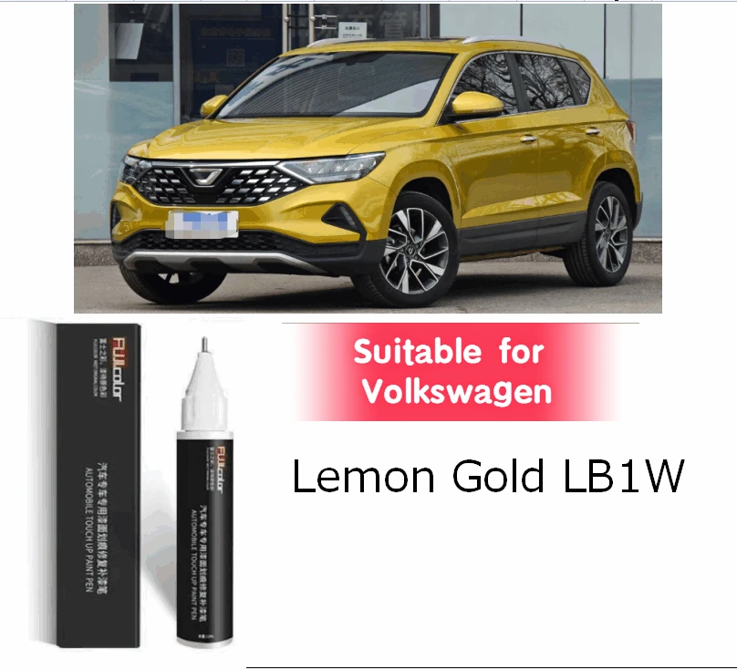 Adatto Per Faw Volkswagen Paint Fixer Touch-Up Pen Lemon Gold Lb1W Colorado Gold Lc1M Yellow Repair Car Scratch Yellow