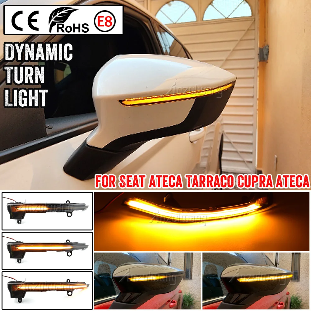 Per Seat Ateca Cupra Ateca Tarraco Xcellence 2016-2019 Indicatore Lampeggiante Dinamico Per Auto Indicatore Di Direzione Sequenziale