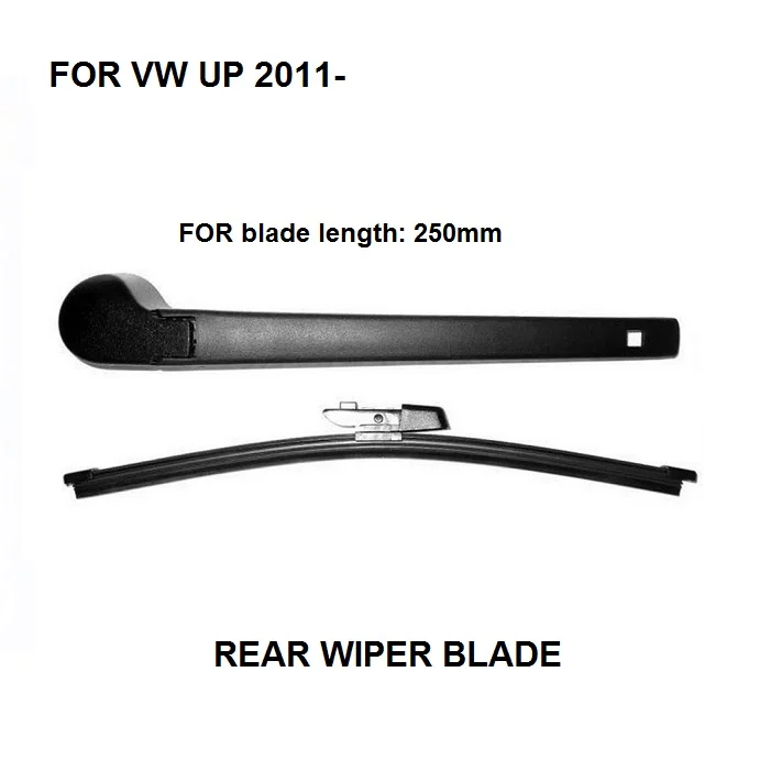 Finestra Di Automobile Hatchback Tergicristallo Posteriore Per Vw Up 2011-Rear Window Wiper Arm & Blade Set Nuovo, Oe # 6R6955707B