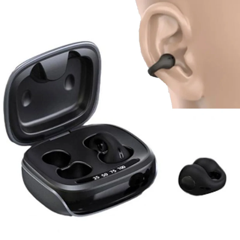 Bluetooth 5.3 True Wireless Headphones Clip Ear Per Huawei P20 Xiaomi Mi 9 Redmi Note10 Pro Xiaomi Mi 11X Samsung Galaxy A02S