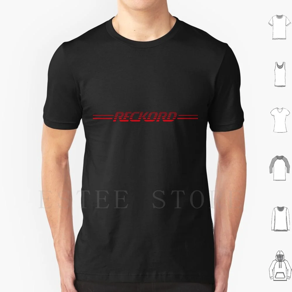 Reckord 80S-Style 'Backflash' Logo T Shirt Uomo Cotone 6Xl Opel Vauxhall Holden Carlton Senator Ascona Monza Nova Kadett Text