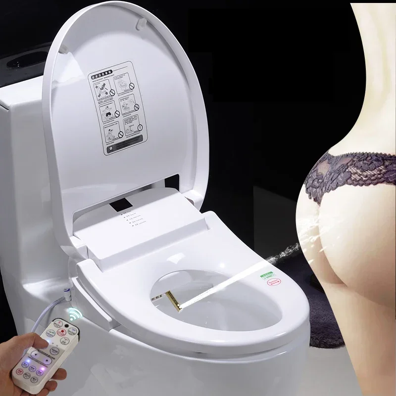 Sedile Del Water Riscaldato Intelligente Telecomando Bidet Femminile Intelligente Wc Sitz Coperchio Automatico Delle Ciotole