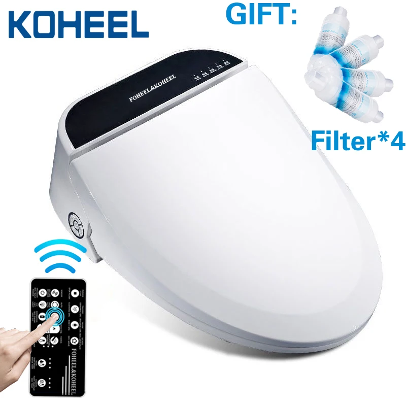 Koheel Intelligente Tavolette Copriwater Smart Tavolette Copriwater Bidet Elettronico Copertura Asciutto E Pulito Di Riscaldamento Del Sedile Wc
