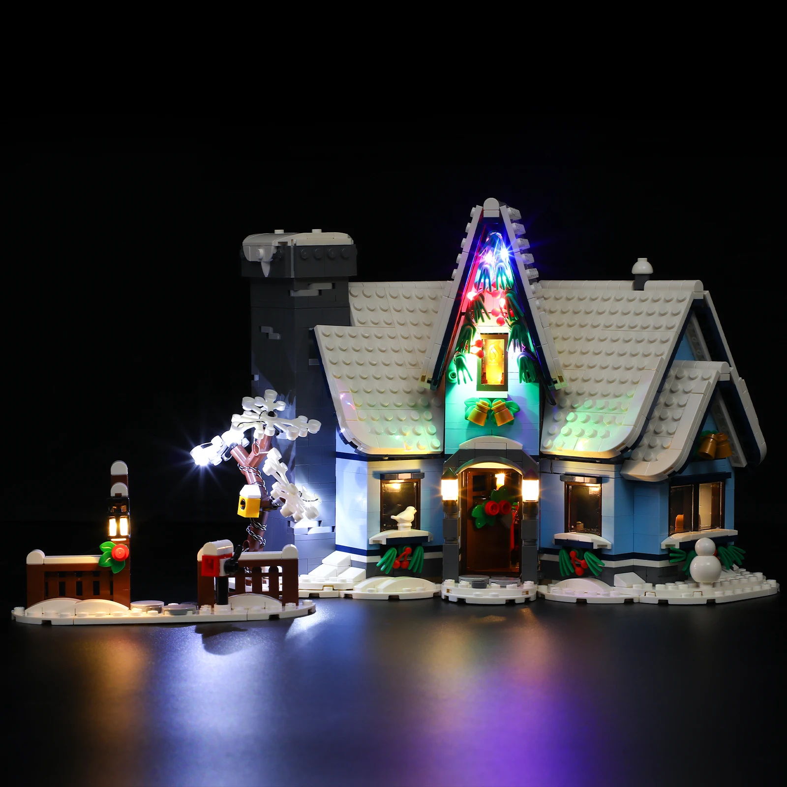 Briksmax Kit Luci A Led Per Il 10293 Giocattolo Regalo Di Natale Visita Di Babbo Natale
