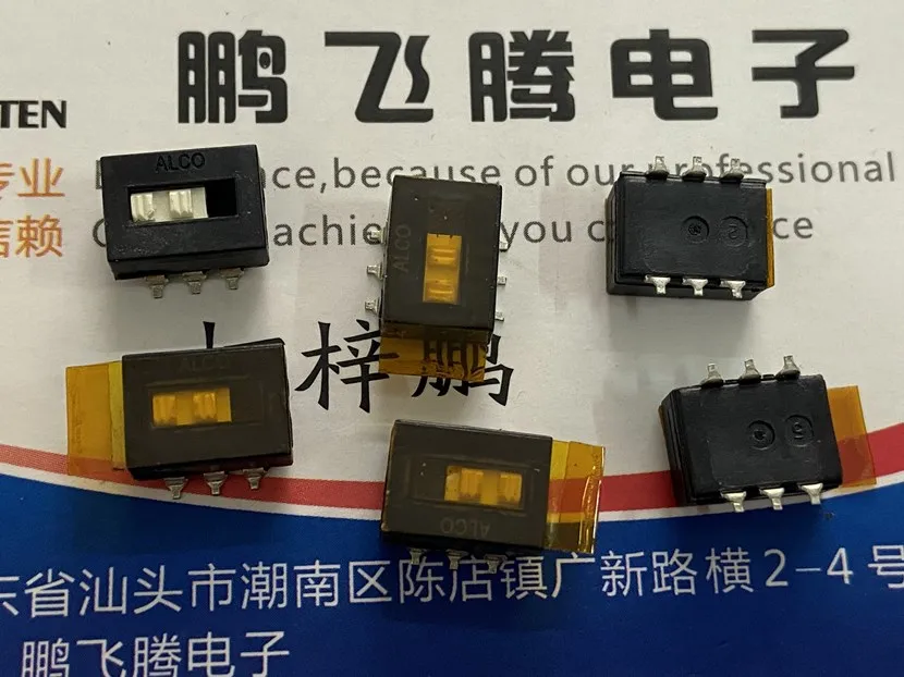1 Pz Importato Te Tyco 1825011-8 Dial Switch 6-Pin 1-Bit Micro Dial Switch 2 Gear Scorrevole Smd
