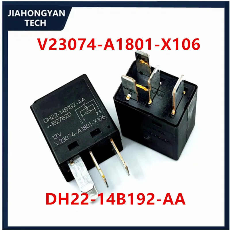 Originale V23074-A1801-X106 12V Dh22-14B192-Aa Dh22-14B192-Ba V23074-A1001-X107 Per Relè Automobilistico Tyco