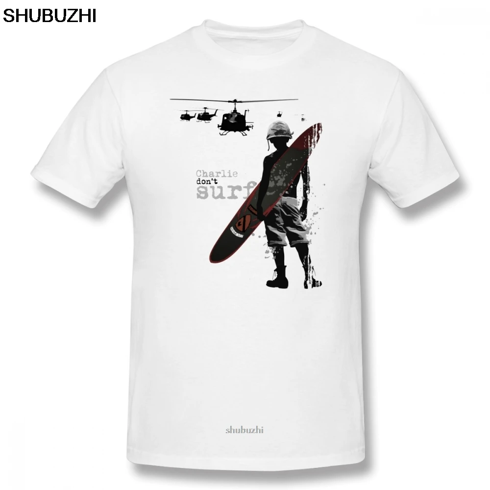 Vietnam War T Shirt Charlie Don T Surf T-Shirt Uomo Cartoon Summer Mens T-Shirt Manica Corta Basic Streetwear Tee Shirt Sbz8462