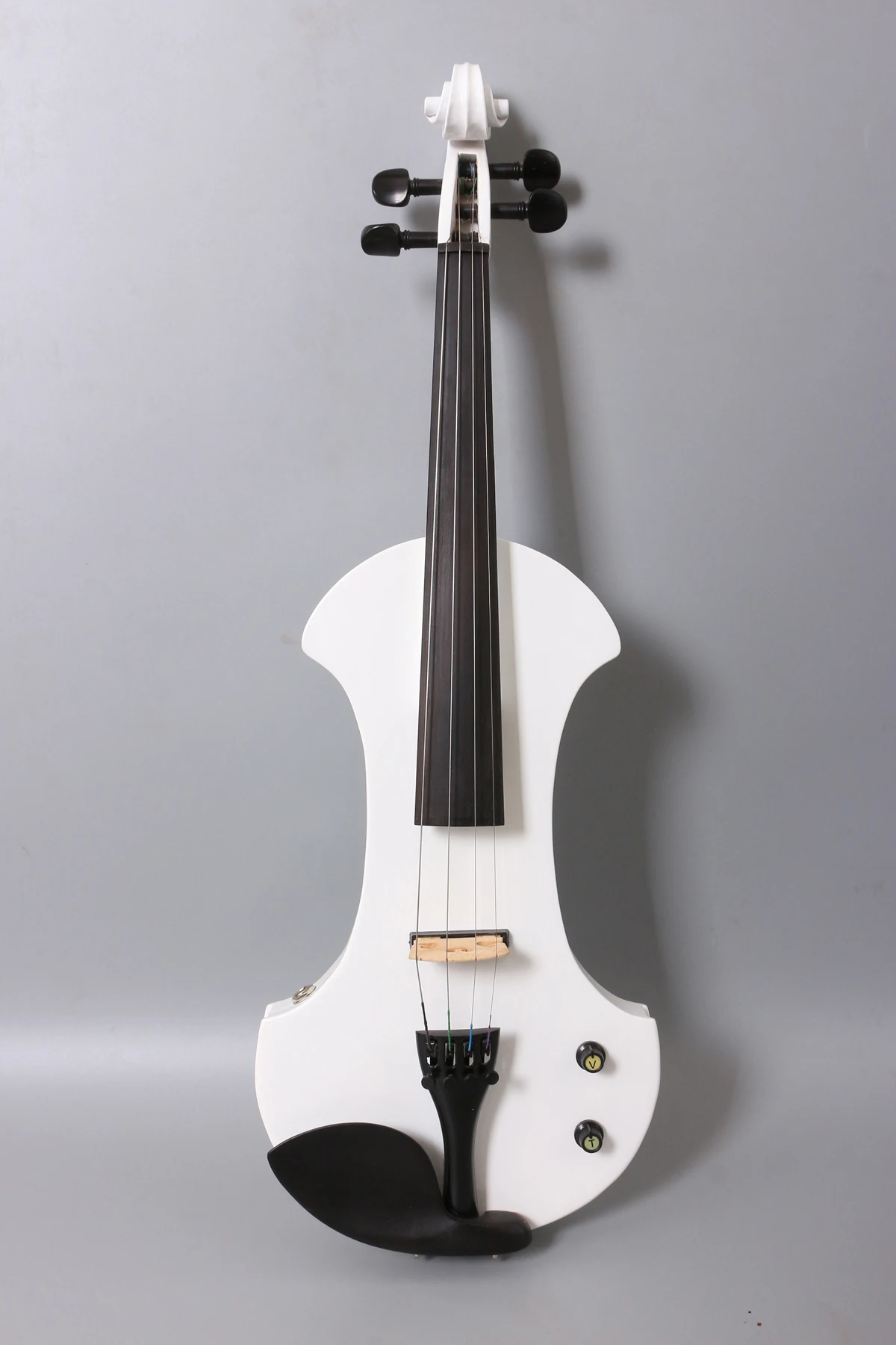 Viola 4 String Electronic Viola Electric 16 "Colore Bianco