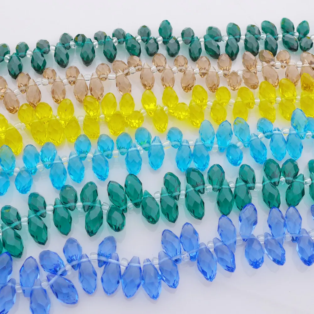 Commercio All'Ingrosso 6X12Mm Cristallo 6010 Briolette/Teardrop/Goccia D'Acqua Ciondolo Perline Orecchini Collana Di Alta Qualità Nuovo Spedizione Gra