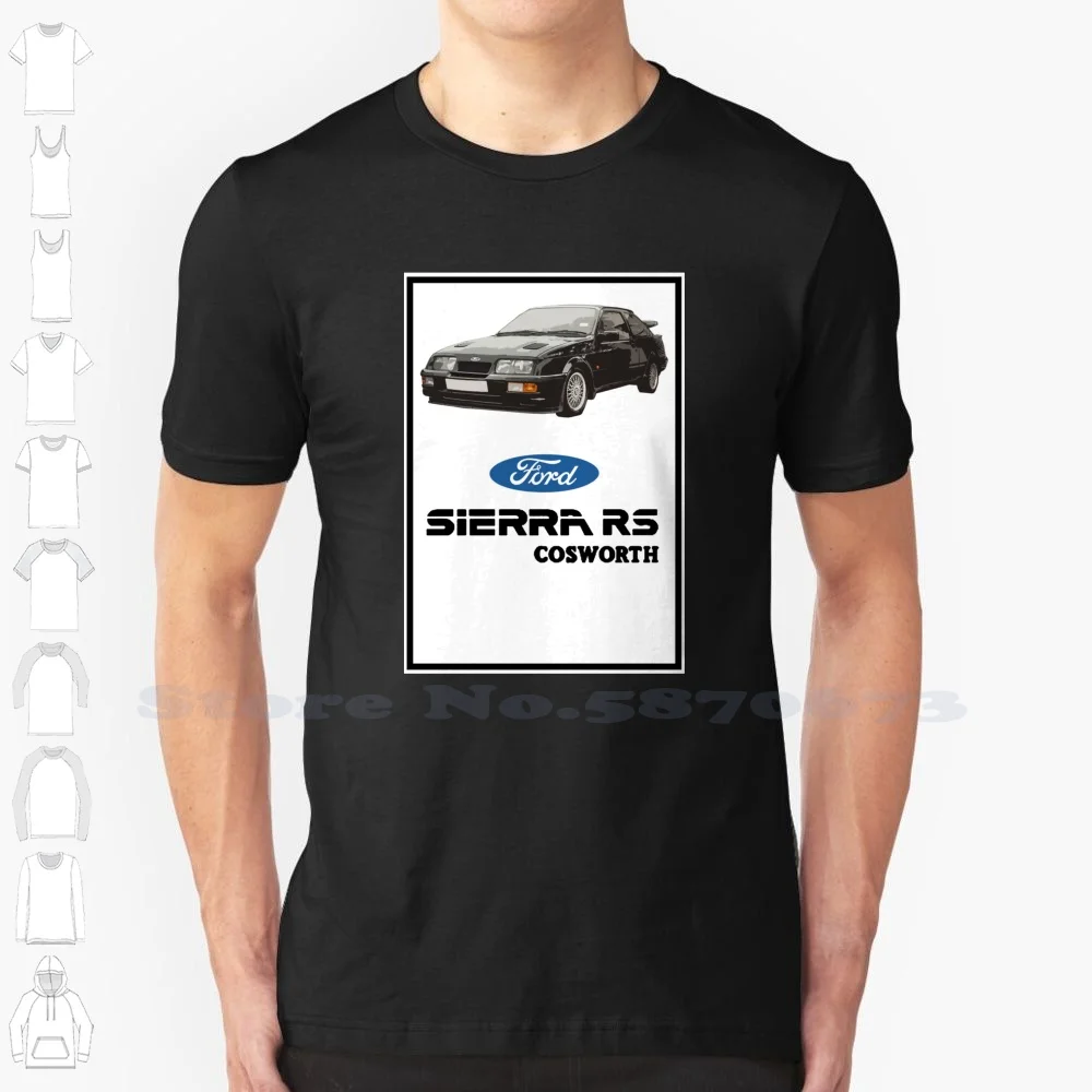 Sierra Cosworth Maglietta Bianca Nera Per Uomo Donna Gt86 Brz Scion Frs Ae86 Drift Legend Gt86 Brz Scion Frs