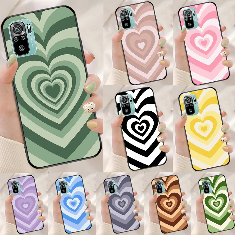 Custodia Per Latte Sage Green Coffee Love Heart Per Xiaomi Redmi Note 11 10 9 8 12 Pro Plus 9S 10S 11S 12S Cover Per Redmi 12C 10 9 C