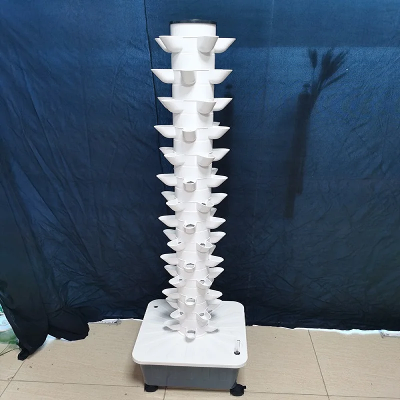 14 Strati 70 Fori Sistema Di Coltivazione Idroponica Giardino Balcone Torre Verticale Fioriera Fai Da Te Cultura Fuori Suolo Grow Pot Kit