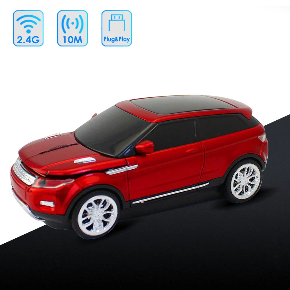 Mouse Wireless Ergonomico Da 2.4Ghz 3D Cool Suv Sports Car Mouse Usb Optical 1600Dpi Mouse Da Gioco Per Pc Laptop Computer Desktop Regalo