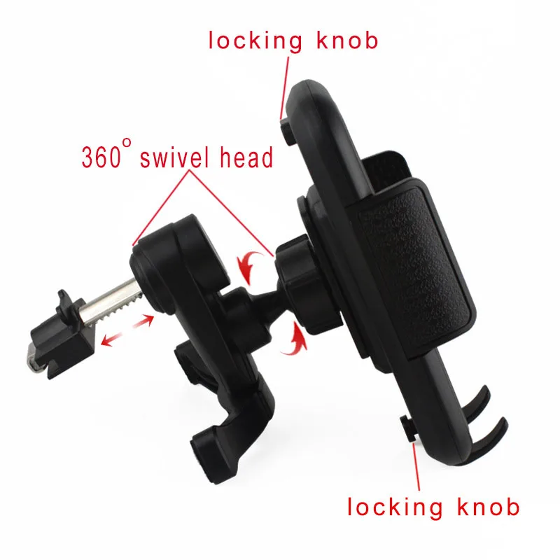 Supporti Per Telefoni Cellulari Con Clip Di Sfiato Per Auto Rotative Per Lenovo K8/K8 Plus,Yota Yotaphone 3