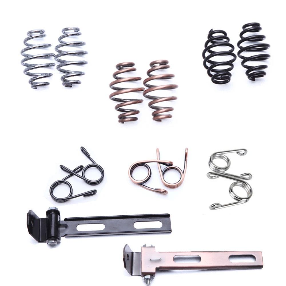 Motorcycle3'' Solo Seat Springs Per Harley Bobber Chopper Honda Sportster Xl 883 1200 48 Yamaha Kawasaki Suzuki