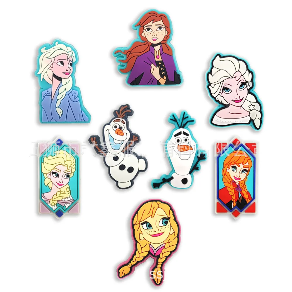 Carino Elsa Principessa Fibbia Per Scarpe Per Crocs Charms Zoccolo Ciondoli Fai Da Te Per Crocs Decorazioni Per Scarpe Accessori Bambini Ragazze Regal