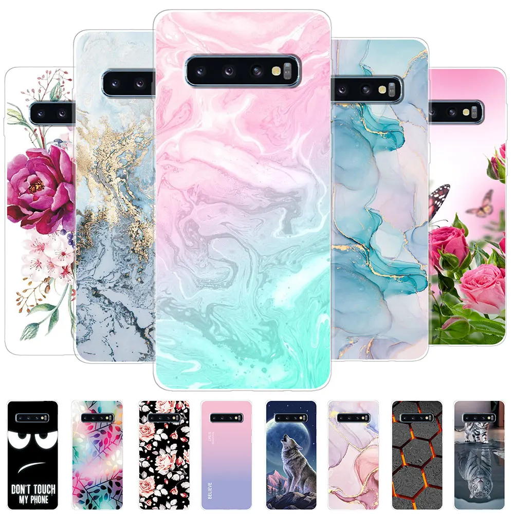 Per Samsung S10 Plus Custodia Galaxy S10 S10 + Custodie In Tpu In Silicone Morbido Marmo Per Samsung S10E Cover Per Samsung S10 5G Coque Fundas