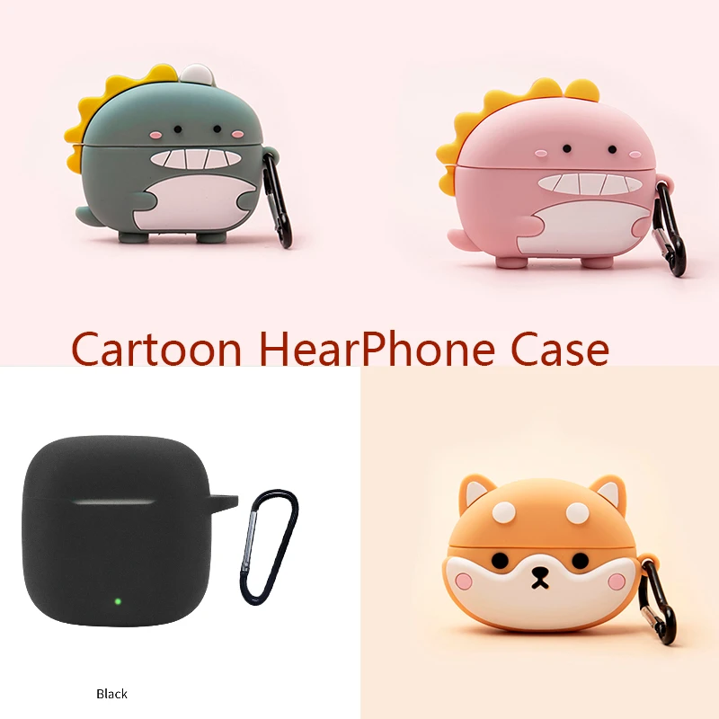 Cartoon For Huawei Freebuds Se2 Custodia Funny Dogs Dinosaur Protection Custodia In Silicone Per Huawei Freebuds Se 2 Custodia Per Cuffie