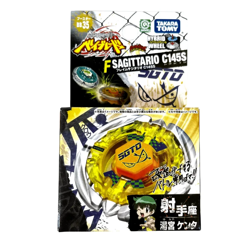 Takara Tomy Beyblade Metal Battle Fusion Bb35 Sagitario C145S Senza Lanciatore