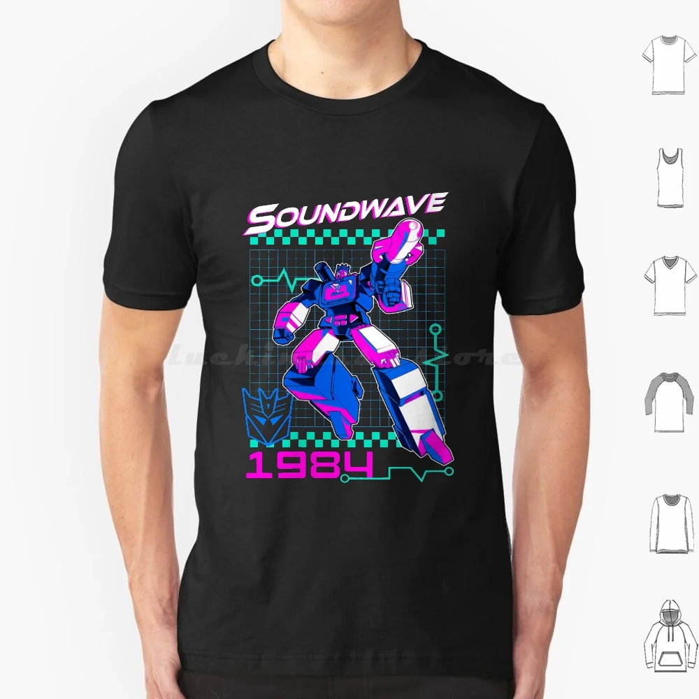 Maglietta Donna Soundwave 1984 Uomo Donna Bambini 6Xl Decepticon Decepticon Autobot Autobots Soundwave 80S G1 Cartoon Starscream