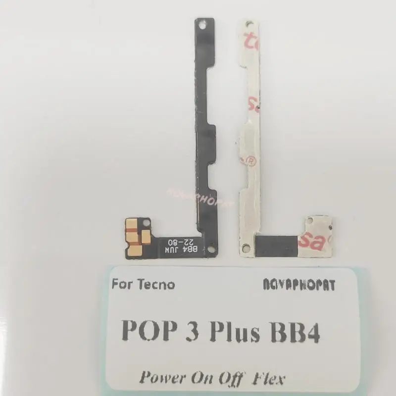 Per Tecno Pop 3 Plus Bb4 Power On Off Volume Up Down Ribbon Power Button Cavo Flessibile