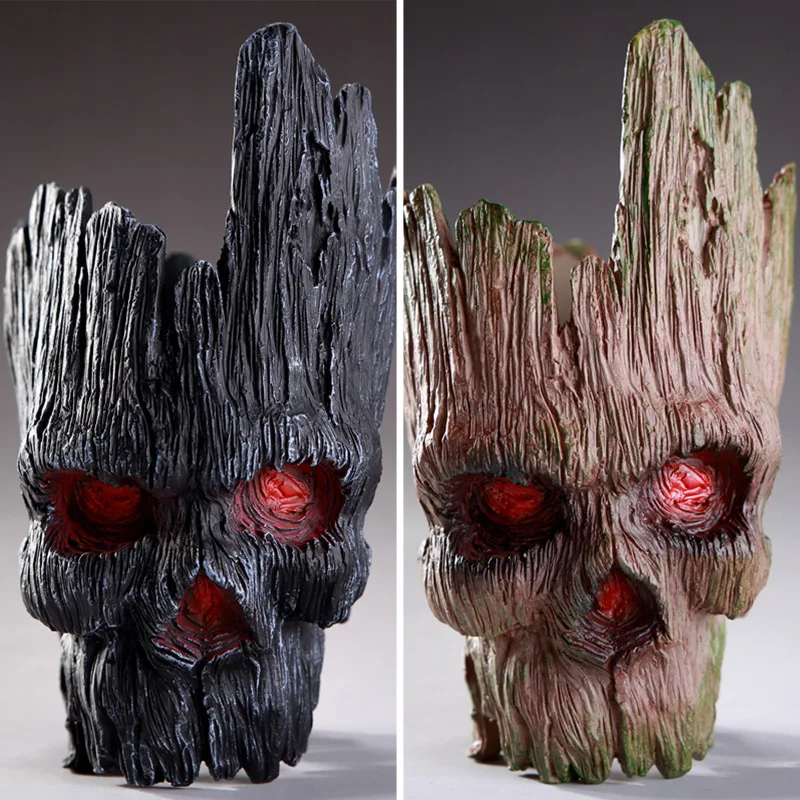 Modern Baby Tree Figurine Groot Flower Pot Fioriera Nursery Pot Home Office Decoration Organizer Ornamento Di Plastica Regali Di Compleanno