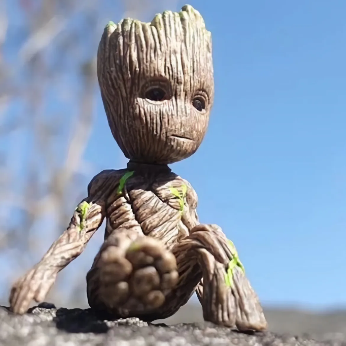 6Cm Tree Man Groot Action Disney Figure Model Guardians Of The Galaxy Disney Avengers Mini Toys Toys Figure Sitting Groot Toys