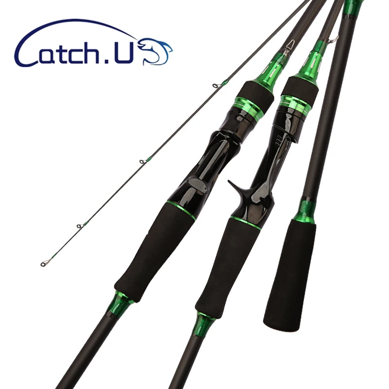 1.65M/1.8M Canna Da Pesca In Fibra Di Carbonio Spinning Casting Lure Pole Bait Wt 8-25G Line Wt 6-18Lb Fast Bass Canne Da Pesca Per Stream