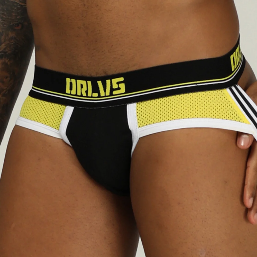 Sexy Mens Side Mesh Sospensorio Intimo Perizoma Perizoma Traspirante Cueca Tanga Ropa Interni Hombre Bikini Slip Mutande