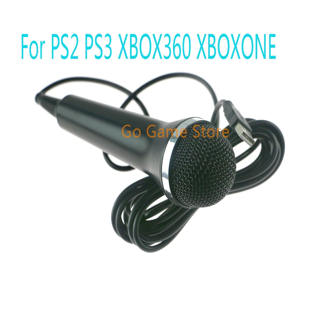 5 Pz Per Ps2 Ps3 Xbox360 Xboxone Wii Pc Cablato Interfaccia Usb Microfono Microfono Di Registrazione A Condensatore