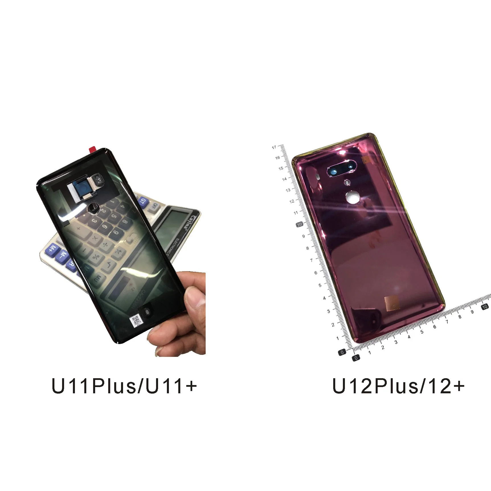 Per Htc U11 Plus U11 + U12 Plus U12 + Coperchio Posteriore Porta Posteriore Custodia In Vetro Coperchio Batteria Con Obiettivo Della Fotocamera